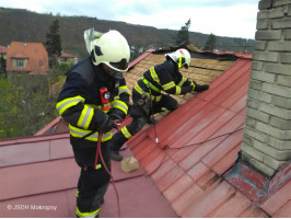 Vichřice soubor zásahů v k.ú.Černošice