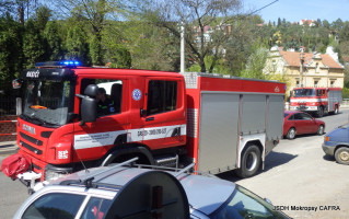 Sražená osoba vlakem nádraží Černošice