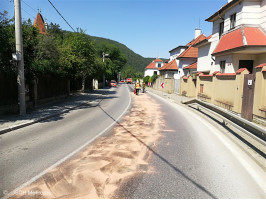 Likvidace ropné skvrny na komunikaci Radotínská