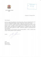 Dopis ředitele HZS hl.m.Praha