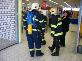 Tesco planný poplach