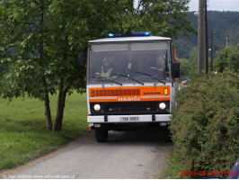 Cvičný požár mokropeské školy