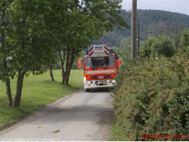 Cvičný požár mokropeské školy