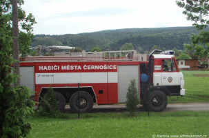 Cvičný požár mokropeské školy