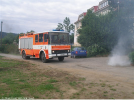 Taktické cvičení  Požár mokropeské školy 2009