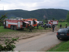 Taktické cvičení  Požár mokropeské školy 2009