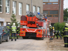 Taktické cvičení  Požár mokropeské školy 2009