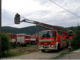 Taktické cvičení  Požár mokropeské školy 2009