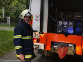 Požár vily ve Střední ulici