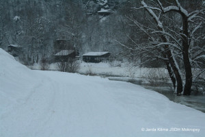 Ledová bariéra leden 12.1.2010 odpoledne