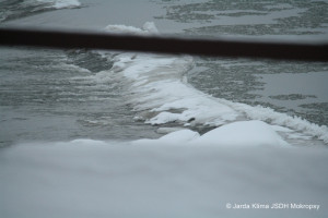 Ledová bariéra leden 12.1.2010 odpoledne