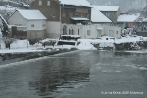 Ledová bariéra leden 12.1.2010 odpoledne