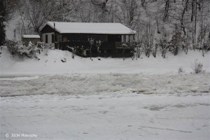 Ledová bariéra leden 13.1.2010 dopoledne