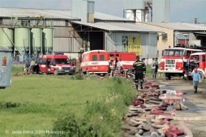 Likvidace následků povodně Troubky