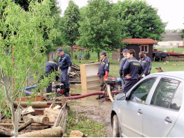 Likvidace následků povodně Troubky