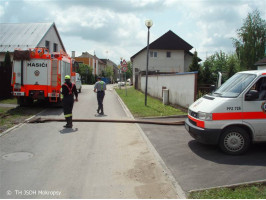 Likvidace následků povodně Troubky