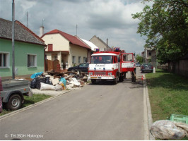 Likvidace následků povodně Troubky