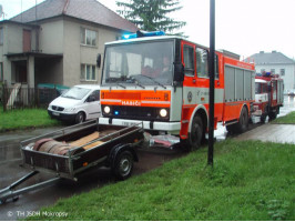 Likvidace následků povodně Troubky