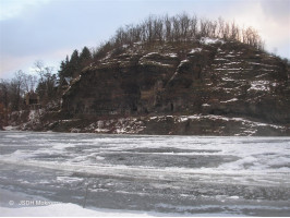 Ledová bariera na řece V