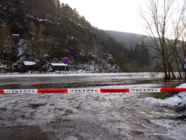 Ledová bariera na řece 8.1.2011