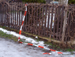 Ledová bariera na řece 8.1.2011