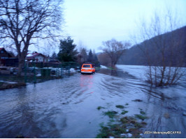 Ledová bariera na řece 8.1.2011