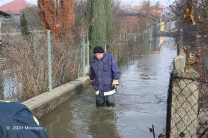 Čerpání laguny V Topolích II