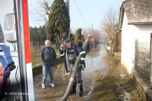 Čerpání laguny V Topolích II