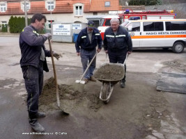 Pokračování stavebních prací 