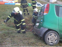 Dopravní nehoda OA ulice Vrážská