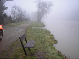 Vzestup hladiny řeky Berounky