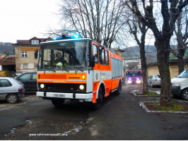 Požár hotelu Kazín ulice Vrážská