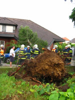 Následky středeční bouře