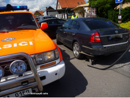 Dopravní nehoda 3x OA ulice Vrážská