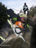 Likvidace následků  bouře a nárazového větru