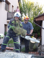 Likvidace následků bouře a nárazového větru