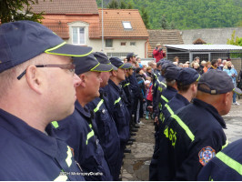 Požehnání v mokropeské hasičárně