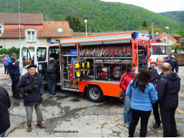 Požehnání v mokropeské hasičárně