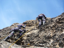 Výcvik lezců v Černolicích