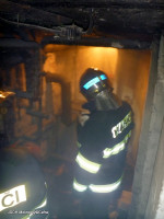 Požár kotelny ve sklepě RD ulice Dr.Janského