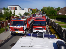 Požár zahradního domku u RD ulice Školní