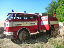 Požár lesní školky k.ú. Vonoklasy