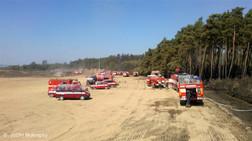 Požár lesa Crášany u Rakovníka