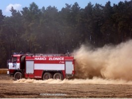 Požár lesa Crášany u Rakovníka