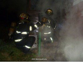 Výcvik v reálných podmínkách při požáru
