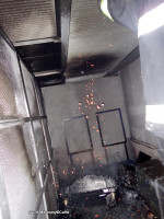 Požár kontejnerů v objektu Tesco ulice Táborská