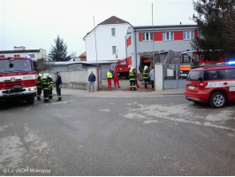 Požár odpadu v popelářském voze ulice Srbská