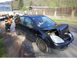 Dopravní nehoda 2x OA ulice Radotínská