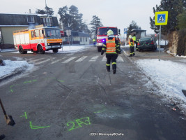 Dopravní nehoda 2xOA ulice Slunečná