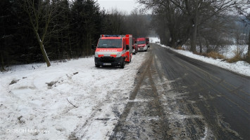 Výcvik záchrany ze zamrzlé hladiny HZS Slaný